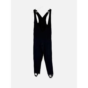 Vintage Cevas by Helly Hansen Black One Piece Onesie Ski Suit Wool Blend Size 10